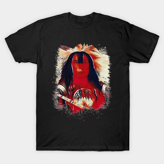 Native American art T-Shirt by BostonBulldog